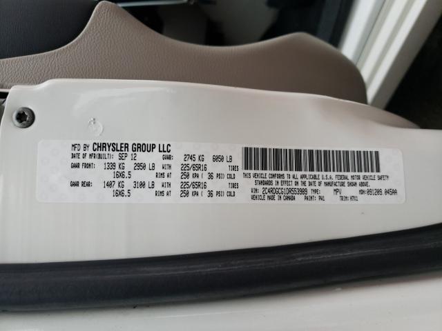 2013 DODGE GRAND CARA 2C4RDGCG1DR553989