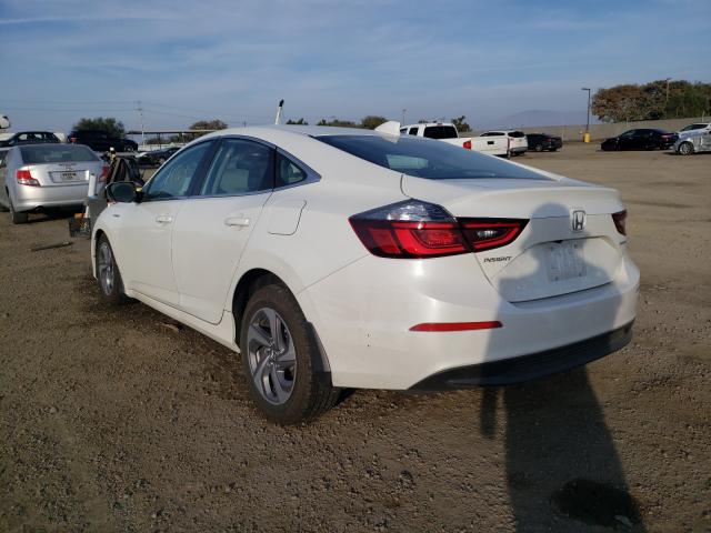 2020 HONDA INSIGHT EX 19XZE4F53LE012867