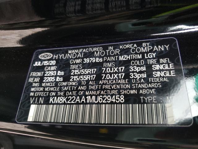 2021 HYUNDAI KONA KM8K22AA1MU629458