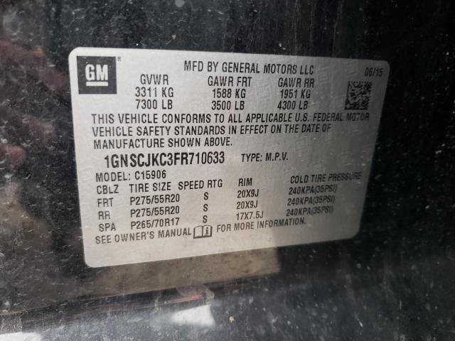 2015 CHEVROLET SUBURBAN C 1GNSCJKC3FR710633