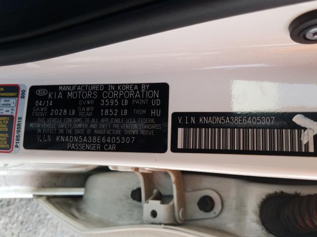 2014 KIA RIO EX KNADN5A38E6405307