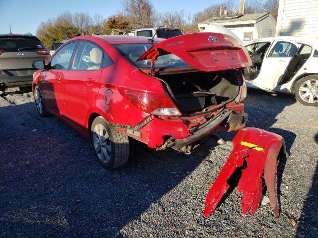 2013 HYUNDAI ACCENT GLS KMHCU4AE4DU318376