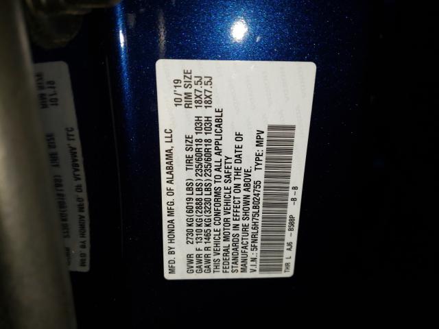 2020 HONDA ODYSSEY EX 5FNRL6H75LB024755