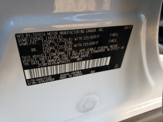 2018 TOYOTA RAV4 ADVEN 2T3RFREV9JW704225