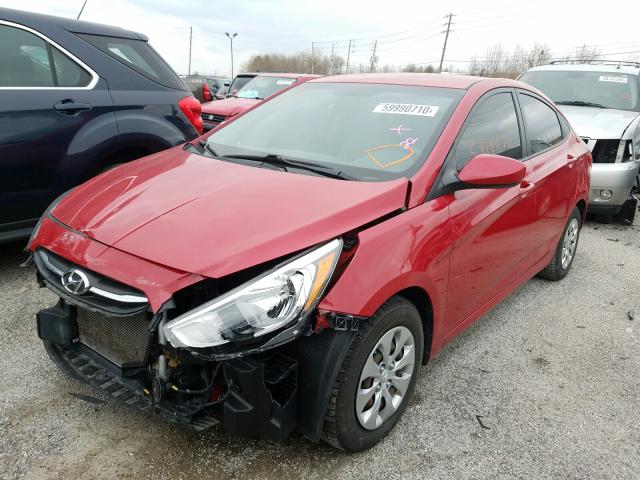 2016 HYUNDAI ACCENT SE KMHCT4AE2GU958545