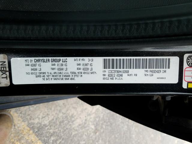 2010 CHRYSLER SEBRING LI 1C3CC5FB6AN162668