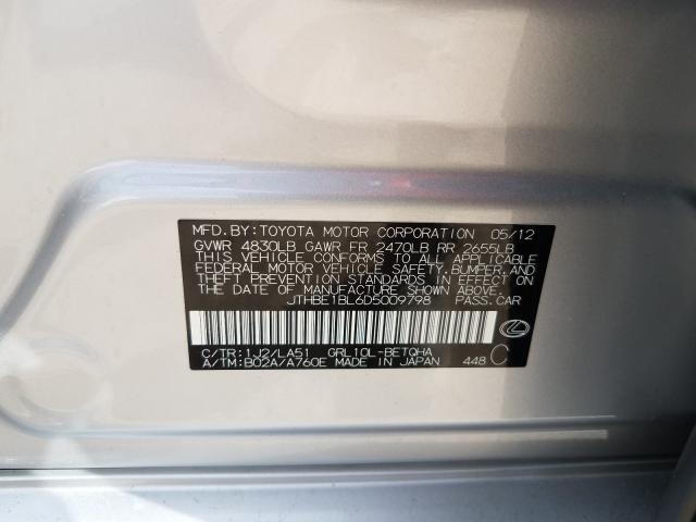 2013 LEXUS GS 350 JTHBE1BL6D5009798