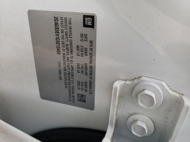 2012 BUICK REGAL PREM 2G4GS5EV1C9210400