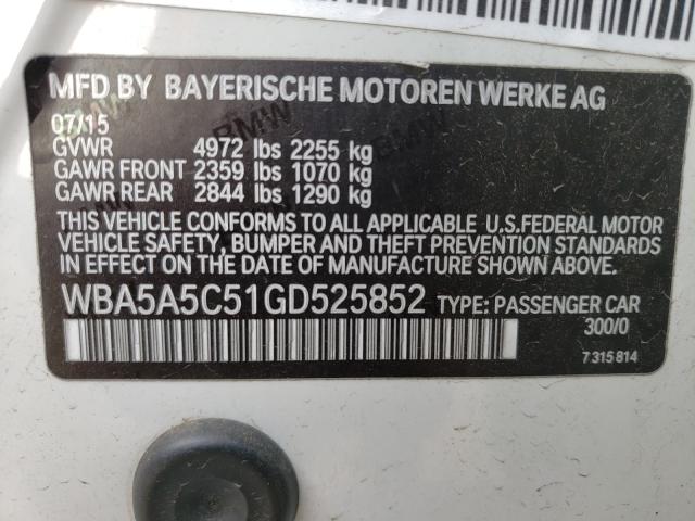 2016 BMW 528 I - WBA5A5C51GD525852