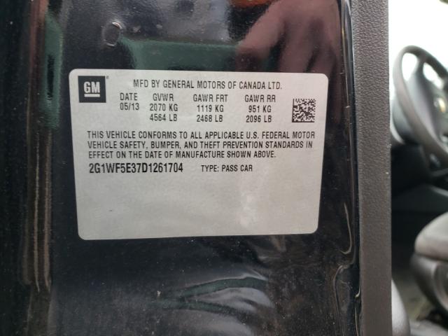 2013 CHEVROLET IMPALA LS 2G1WF5E37D1261704