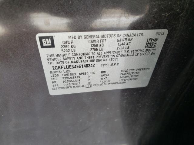 2014 GMC TERRAIN DE 2GKFLUE34E6140342