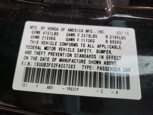 2015 ACURA TLX TECH 19UUB3F52FA007083