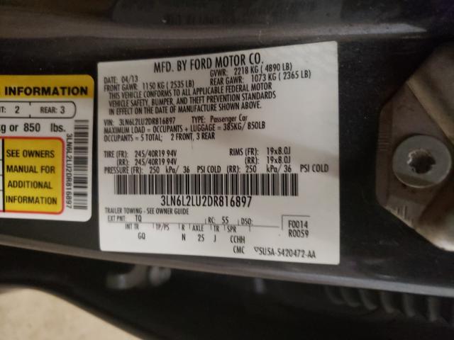 2013 LINCOLN MKZ HYBRID 3LN6L2LU2DR816897