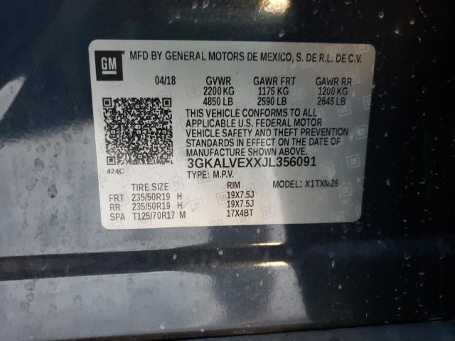 2018 GMC TERRAIN SL 3GKALVEXXJL356091