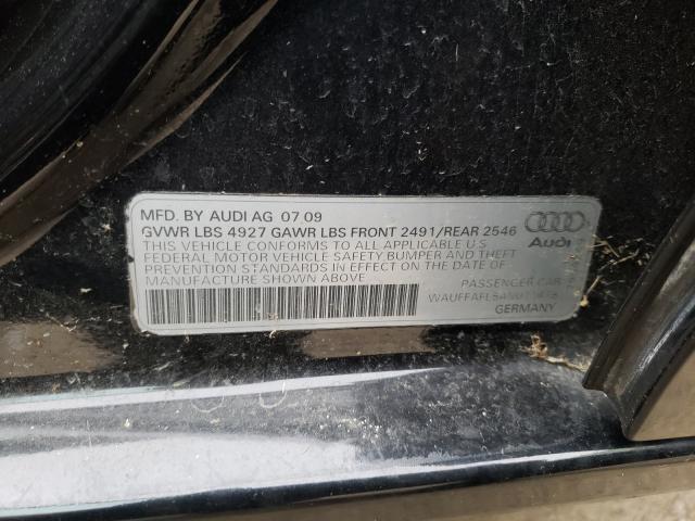 2010 AUDI A4 PREMIUM WAUFFAFL5AN011478