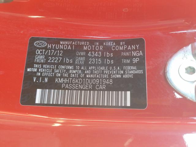 2013 HYUNDAI GENESIS CO KMHHT6KD1DU091948