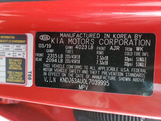 2020 KIA SOUL GT LI KNDJ63AU0L7039995
