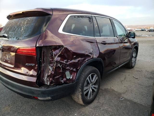 2016 HONDA PILOT EXL 5FNYF6H66GB099416