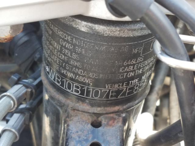 2014 BMW F700 GS WB10B1107EZF85449