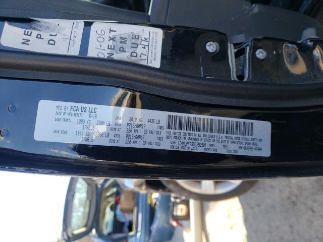 2016 JEEP PATRIOT LA 1C4NJPFA3GD792501