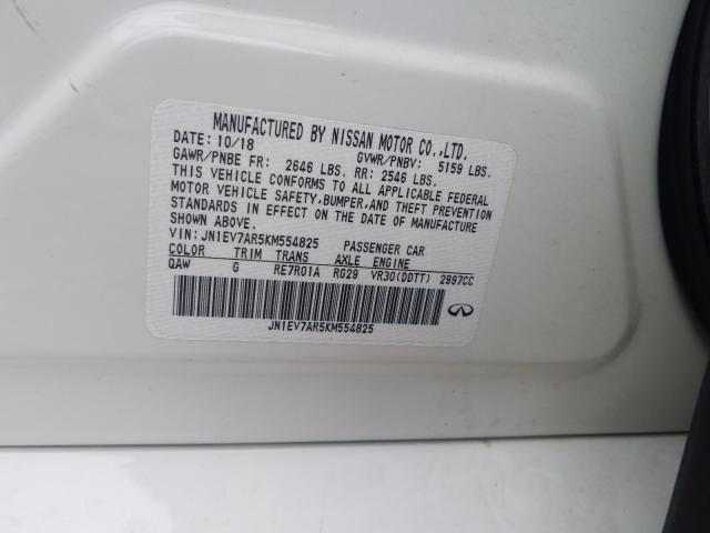 2019 INFINITI Q50 LUXE JN1EV7AR5KM554825