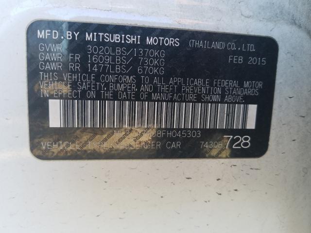 2015 MITSUBISHI MIRAGE DE ML32A3HJ8FH045303
