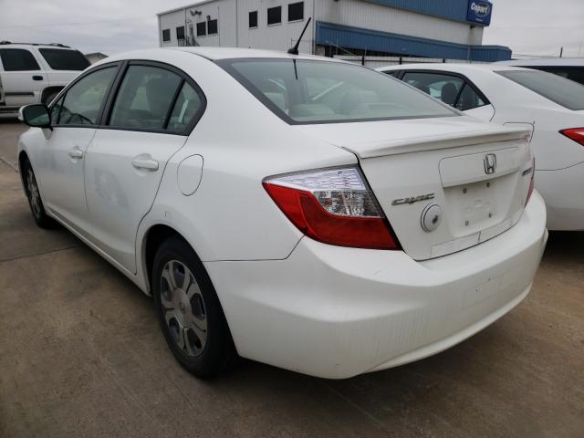 2012 HONDA CIVIC HYBR JHMFB4F24CS000840