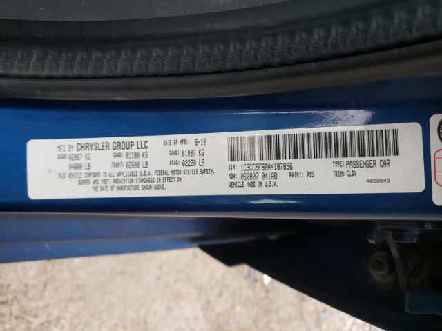 2010 CHRYSLER SEBRING LI 1C3CC5FB0AN187856