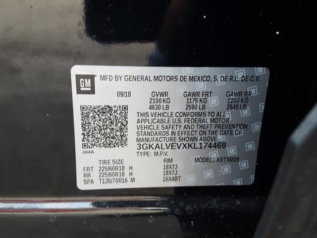 2019 GMC TERRAIN SL 3GKALVEVXKL174469