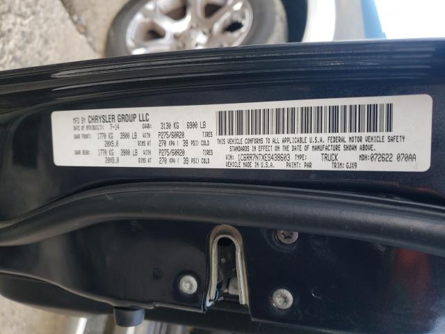 2014 RAM 1500 LARAM 1C6RR7NTXES438603