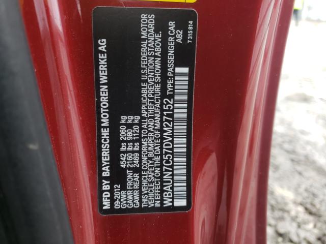 2013 BMW 135 I WBAUN7C57DVM27152