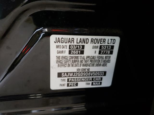 2013 JAGUAR XJL PORTFO SAJWJ2GD9D8V50933