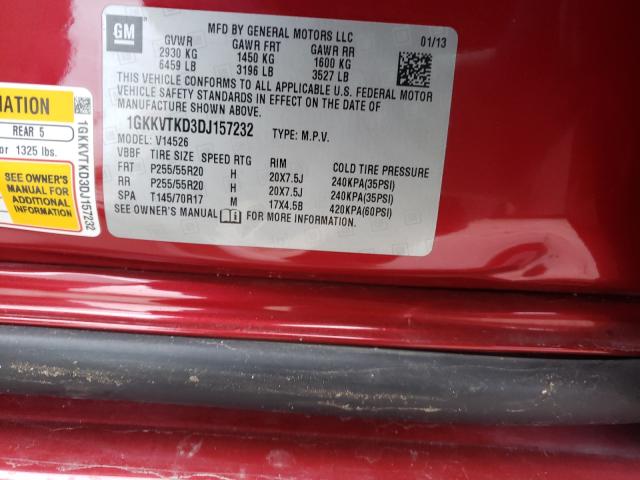 2013 GMC ACADIA DEN 1GKKVTKD3DJ157232