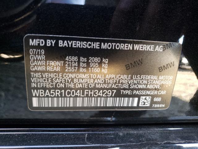 2020 BMW 330I WBA5R1C04LFH34297