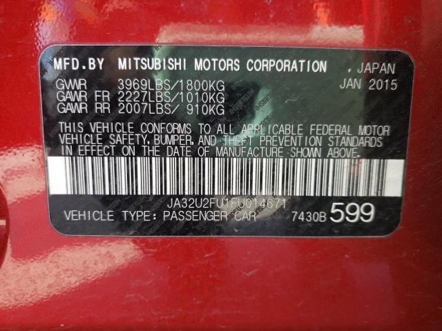 2015 MITSUBISHI LANCER ES JA32U2FU1FU014671