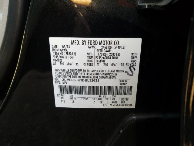 2013 LINCOLN MKX 2LMDJ6JK1DBL32633