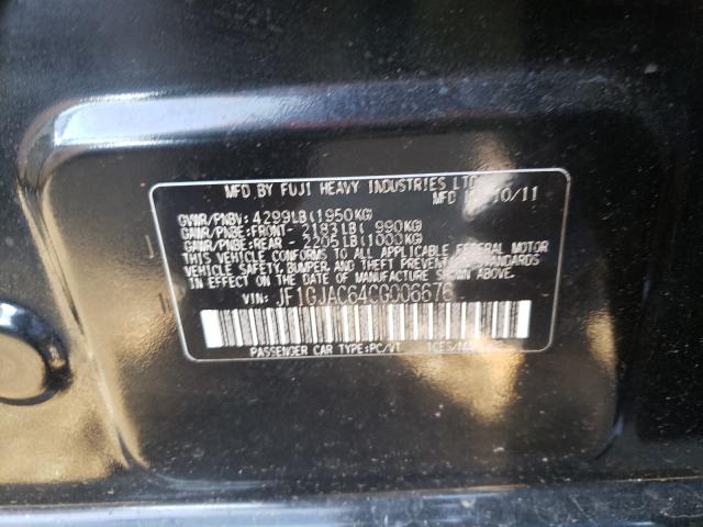 2012 SUBARU IMPREZA PR JF1GJAC64CG006676
