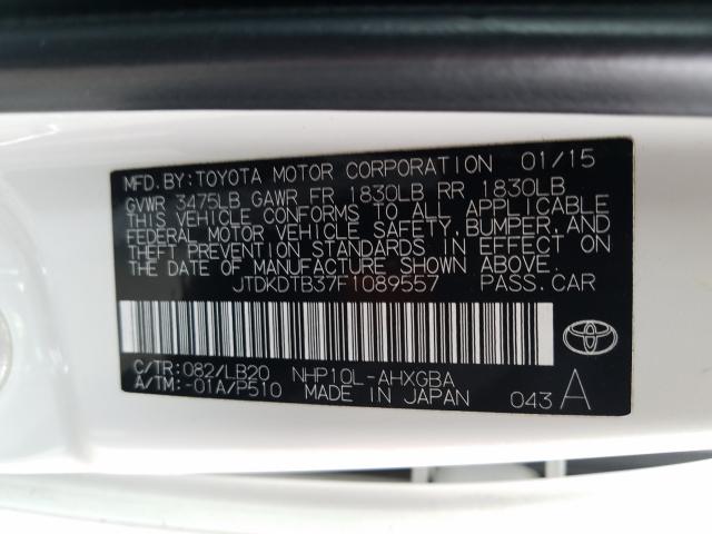 2015 TOYOTA PRIUS C JTDKDTB37F1089557