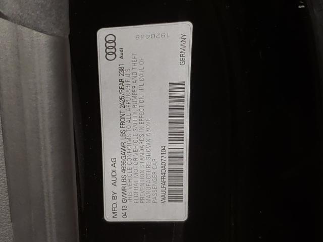 2013 AUDI A5 PREMIUM WAULFAFR4DA077104