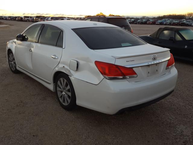 2011 TOYOTA AVALON BAS 4T1BK3DB8BU438160