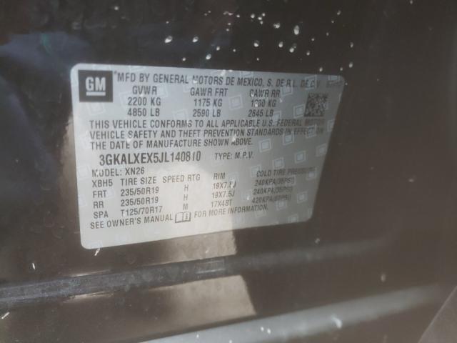 2018 GMC TERRAIN DE 3GKALXEX5JL140810