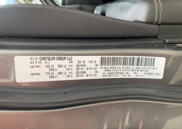 2011 DODGE DURANGO CI 1D4SE5GT1BC733024