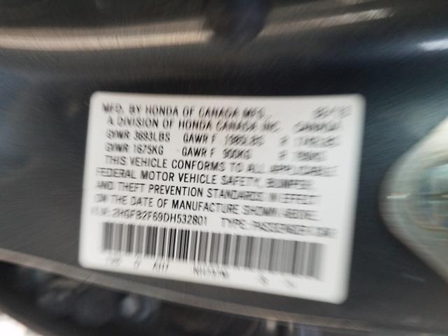 2013 HONDA CIVIC HF 2HGFB2F69DH532801