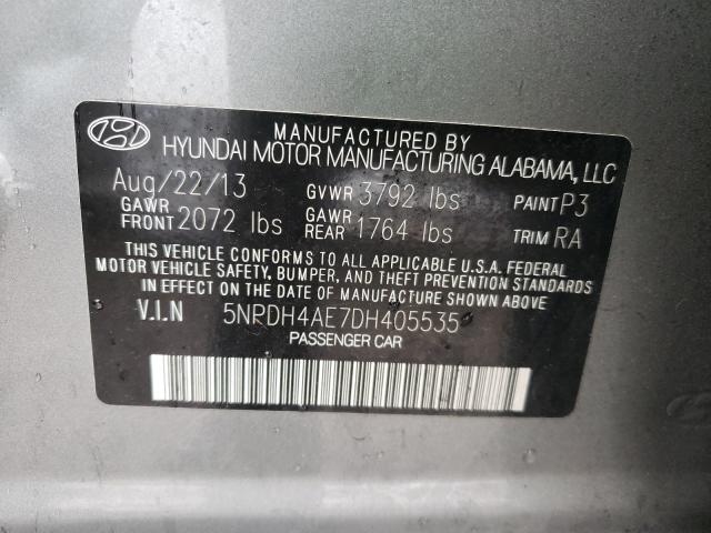 2013 HYUNDAI ELANTRA GL 5NPDH4AE7DH405535