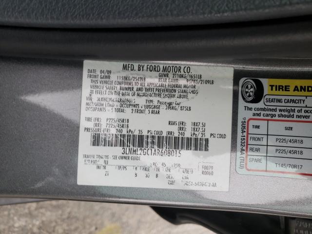 2010 LINCOLN MKZ 3LNHL2GC1AR608015