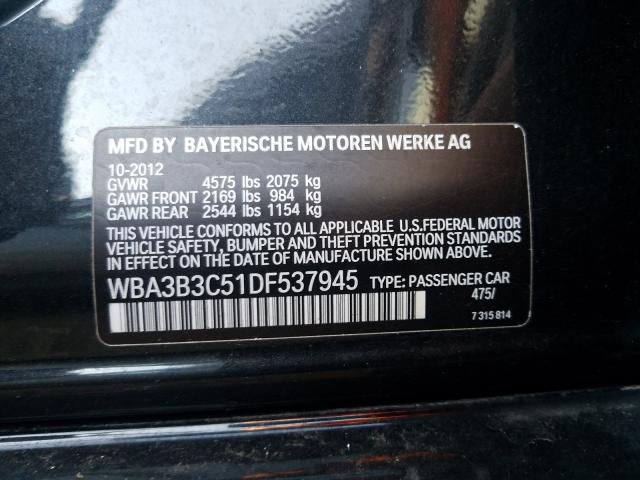 2013 BMW 328 XI WBA3B3C51DF537945