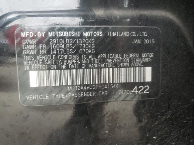 2015 MITSUBISHI MIRAGE ES ML32A4HJ2FH041544