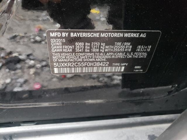 2015 BMW X5 SDRIVE3 5UXKR2C55F0H38422