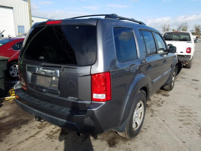 2011 HONDA PILOT LX 5FNYF4H26BB094338