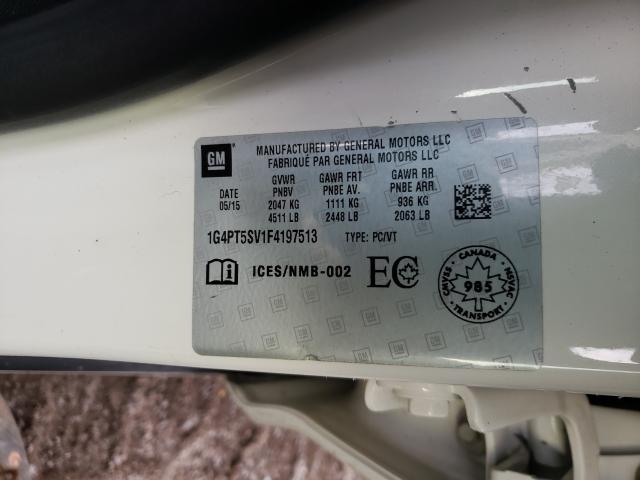 2015 BUICK VERANO PRE 1G4PT5SV1F4197513
